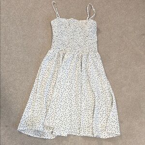 White Polka Dot Sundress